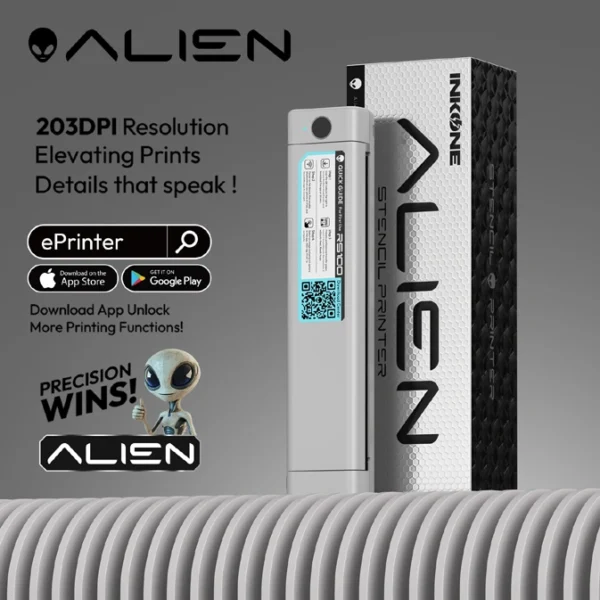 ALIEN WIRELESS THERMAL TATTOO PRINTER