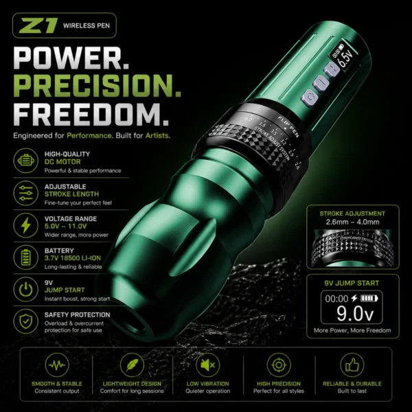 BIG WASP Z1 WIRELESS TATTOO PEN