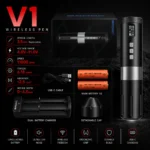 BRONC V1 REPLACEABLE STROKE WIRELESS TATTOO PEN - Image 3