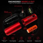 BRONC V6 WIRELESS TATTOO PEN 3.5MM STROKE - Image 3