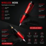 BRONC V6 WIRELESS TATTOO PEN 3.5MM STROKE - Image 4