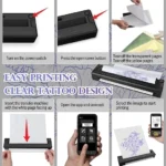 M8 WIRELESS TATTOO STENCIL PRINTER WITH PAPER ADJUSTMENT FEATURE - Image 3