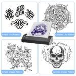 MHT-P8008 BLUETOOTH WIRELESS THERMAL STENCIL TATTOO PRINTER - Image 4