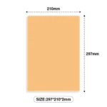 NEW LIQUID SILICON PRACTICE SKIN 297*210*2MM - Image 3