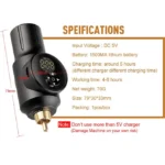 NEW PROFESSIONAL WIRELESS BATTERY FOR TATTOO MACHINE - Image 5