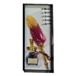CALIGRAPHY WRITING FEATHER QUILL INK DIP PEN C2 - Image 7