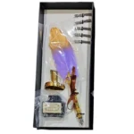 CALIGRAPHY WRITING FEATHER QUILL INK DIP PEN C2 - Image 6