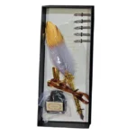 CALIGRAPHY WRITING FEATHER QUILL INK DIP PEN C2 - Image 9