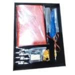 CALIGRAPHY WRITING FEATHER QUILL INK DIP PEN WITH LEATHER RICE PAPER NOTEBOOK C3 - Image 12