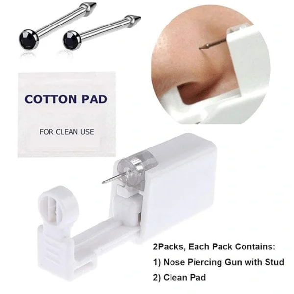 DISPOSABLE NOSE PIERCING GUN 24 PCS BOX