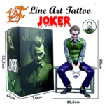 ACTION FIGURE JOKER BATMAN DARK KNIGHT SITTING STATUE - Image 2