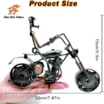 METAL TUMBLER - METAL IRON HANDMADE MOTORBIKE - Image 5