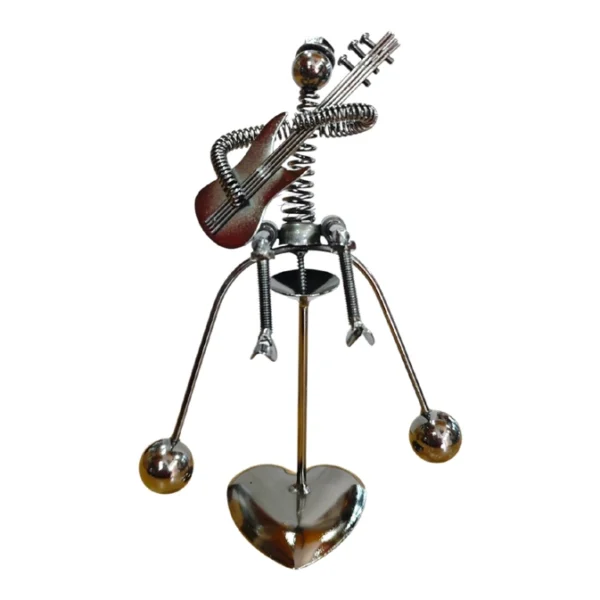 METAL TUMBLER - AN ORCHESTRA FIGURINE FINGER TO ROCK