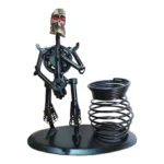 METAL TUMBLER - SKULL PEN STAND