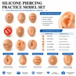 SILICON PIERCING PRACTICE MODEL EYE - Image 2