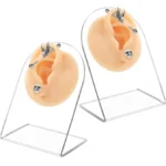 SILICON PIERCING PRACTICE MODEL ACRYLIC STAND
