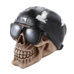 SKULL BIKER WITH BLACK BANDANA & SUNGLASSES - Image 3
