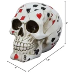 SKULL CASINO WITH PLAYING CARDS - Image 2