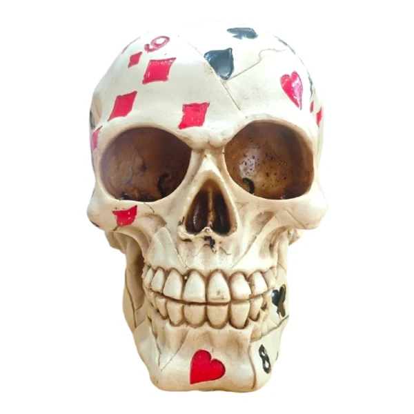 SKULL CASINO WITH PLAYING CARDS