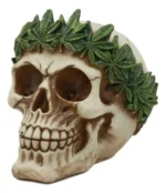SKULL WITH WEED LEAF - Image 4
