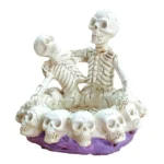 SKULL ASHTRAY TWO SKULLS