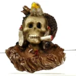 SKULL ASHTRAY WITH EAGLE - Image 5