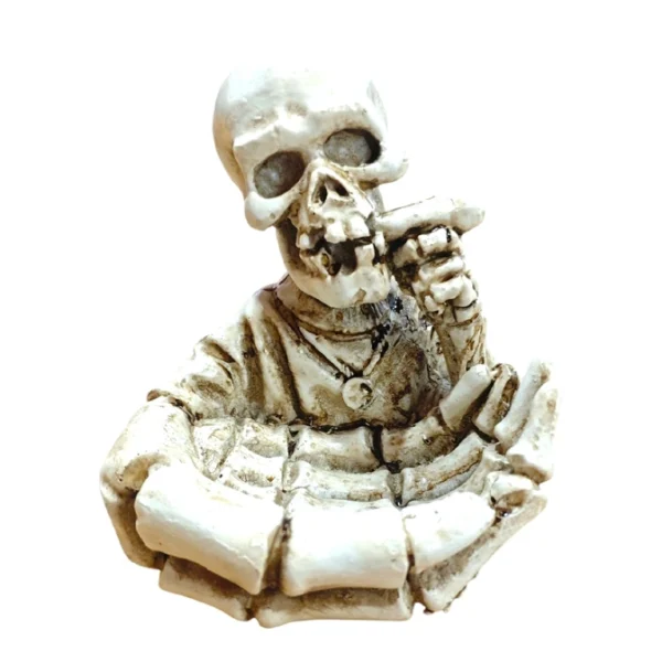 SKULL ASHTRAY BONE