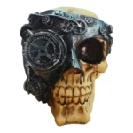 SKULL WITH MECHANICAL HEAD