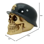 SKULL WITH HELMET PIGGY BANK - Image 6