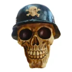 SKULL WITH HELMET PIGGY BANK - Image 2