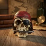 SKULL PIRATE WITH RED BANDANA - Image 3