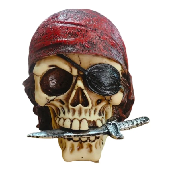 SKULL PIRATE WITH RED BANDANA