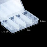 MULTIFUNCTIONAL PIERCING JEWELERY PLASTIC BOX BIG 7.5″ X 5.2″ - Image 3