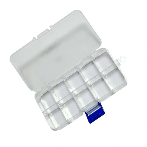 MULTIFUNCTIONAL PIERCING JEWELERY PLASTIC BOX SMALL 5" X 2.5"
