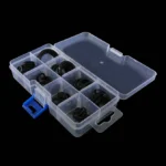 MULTIFUNCTIONAL PIERCING JEWELERY PLASTIC BOX SMALL 5" X 2.5" - Image 7
