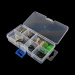 MULTIFUNCTIONAL PIERCING JEWELERY PLASTIC BOX SMALL 5" X 2.5" - Image 6