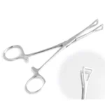 SLOTTED FORCEPS WITH GRINDING GROOVE CLOSED END CLAMP STAINLESS STEEL PIERCING TOOL - Image 2
