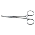 MOSQUITO HEMOSTAT CURVED FORCEP 5" LOCKING HANDLE PIERCING TOOL - Image 5