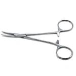 MOSQUITO HEMOSTAT CURVED FORCEP 5" LOCKING HANDLE PIERCING TOOL - Image 4