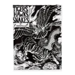 TIGERS HAWKS SNAKES TATTOO FLASH BOOK JAPNESE ART DESIGNS A4 BY HORIMOUJA