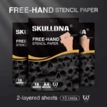 SKULLDNA TATTOO FREE-HAND STENCIL PAPER (PACK OF 15 PCS)
