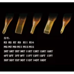 GOLD SHARK YELLOW DISPOSABLE TATTOO TIPS (FT) - Image 9