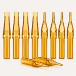 GOLD SHARK YELLOW DISPOSABLE TATTOO TIPS (FT) - Image 6