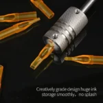 GOLD SHARK YELLOW DISPOSABLE TATTOO TIPS (FT) - Image 4