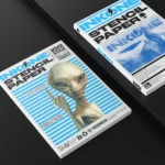 ALIEN TATTOO STENCIL TRANSFER PAPER - (BLUE)