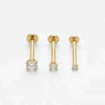 G23 TITANIUM PIERCING JEWELLERY HELIX FOR NOSE STUD, LIP BAR, CARTILAGE EARRING
