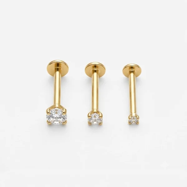 f0d79570-f090-4569-914f-02c6b776aec1 G23 TITANIUM PIERCING JEWELLERY HELIX FOR NOSE STUD, LIP BAR, CARTILAGE EARRING - Image 1