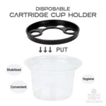 DISPOSABLE TATTOO CARTRIDGE CUP HOLDER (24 SETS/BOX) - Image 5