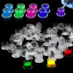 DISPOSABLE TATTOO INK CUPS WITH FLAT BASE (LARGE)