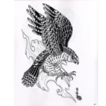 TIGERS HAWKS SNAKES TATTOO FLASH BOOK JAPNESE ART DESIGNS A4 BY HORIMOUJA - Image 2